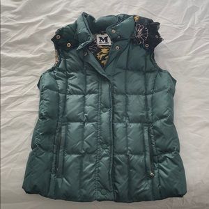 Green admission Puffer Vest